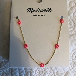Madewell seed bead daisy chain necklace